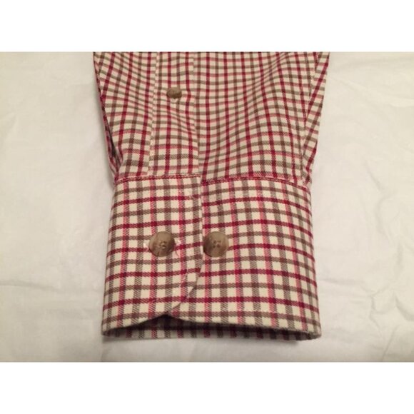 VIYELLA Heritage Long Sleeve Shirt Mens XL Check Plaid 90% Cotton 10% Wool - Picture 5 of 5